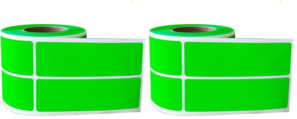 3438 Green Color-Code Labels 1 x 3 Inch File Folder Name Label Adhesive